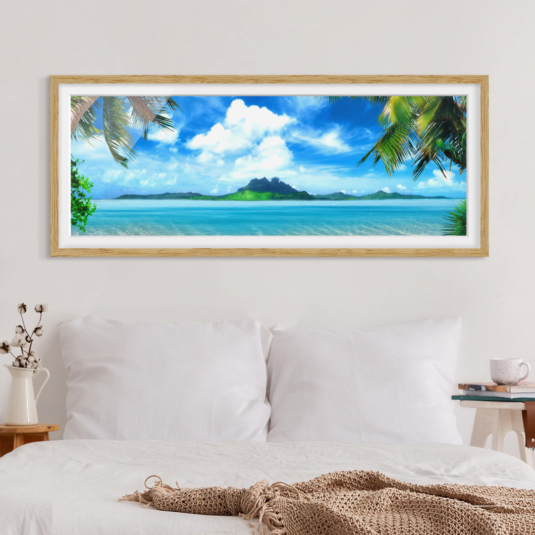 Picture With Frame - Dream Vacation - Panorama Landscape - B