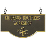 Garage Workshop Two-Sided Hanging Sign