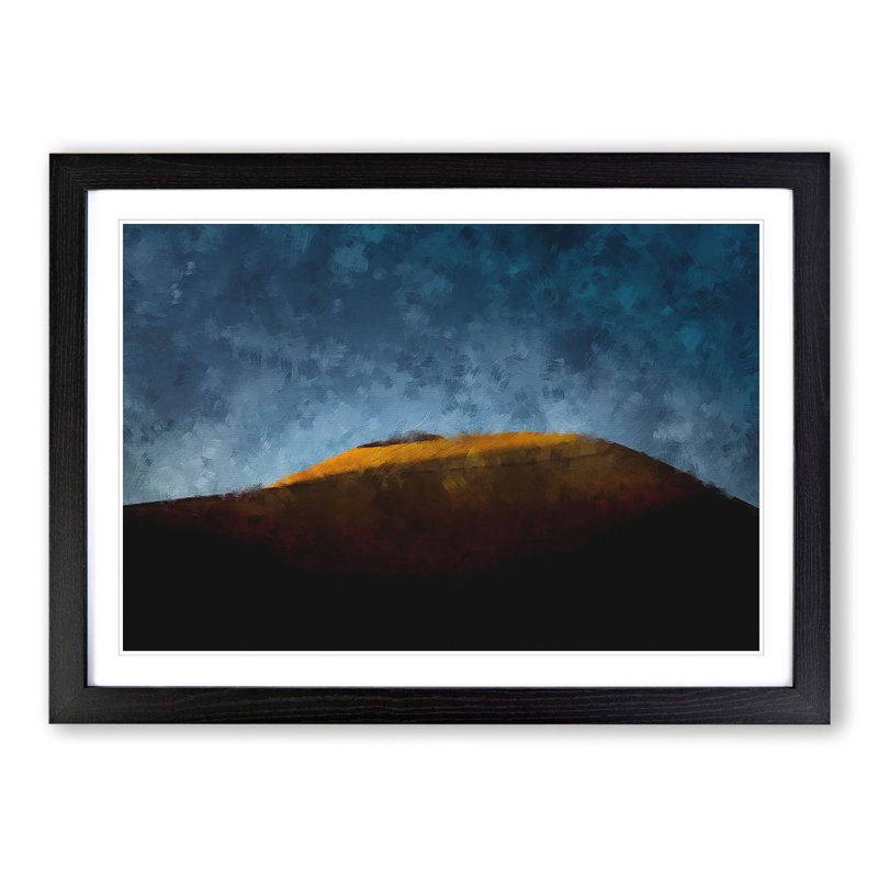 Erg Chebbi in Morocco - Picture Frame Graphic Art, 36cm H x 48cm W x 2cm D, Black Framed