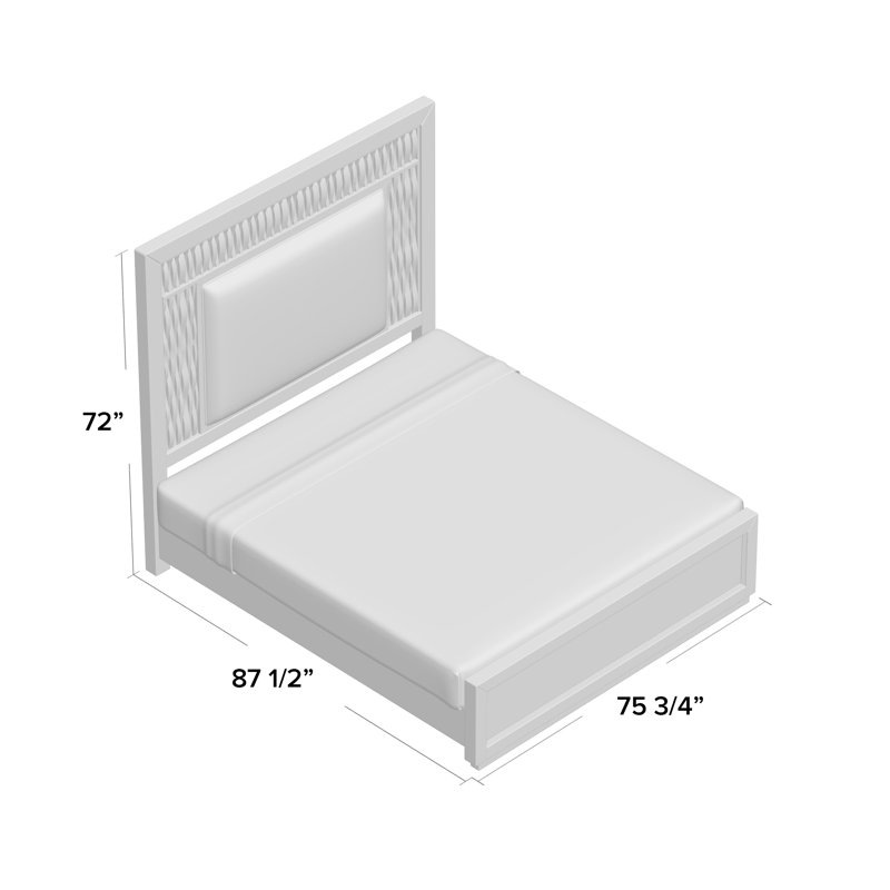 Charlton Upholstered Standard Bed, California King
