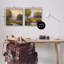 «Lavender Sunrise Reflections», ensemble de 2 impressions giclées encadrées, design par Gregory Williams-114297253-114297255
