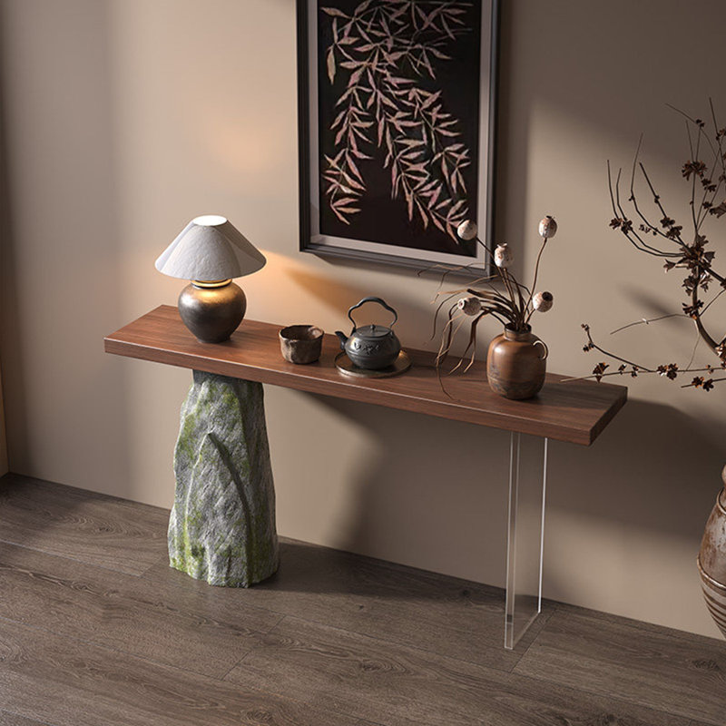 Nouvelle console de style chinois, H 31,5 po x l 62,9 po x P 11,8 po