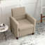 Fauteuil moderne en tissu avec coussins antidérapants-100902944