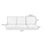Outdura Outdoor Solid Textured Deep Seating Sofa Cushion Set