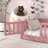 Finka Kids Floor Platforms Bed With Fence and Door-40765865-45026230