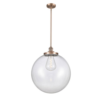 Luminaire suspendu simple à 1 lumière Frederick