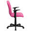 Chaise de bureau pivotante en vinyle Bonavant-100667718-100667724