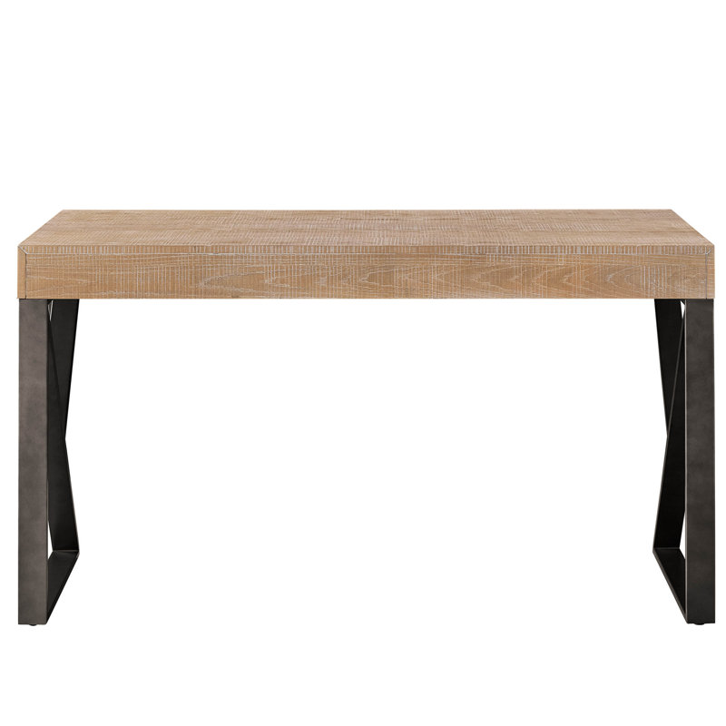 Ronan Writing Desk, Rustic Natural Oak