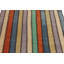 Pasha Wool Striped Area Rug in Blue/Purple/Red