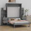 Lit escamotable mural avec tablettes Murphy-244026107-244026110