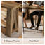 Table de bar 63 "rectangulaire avec repose-pieds