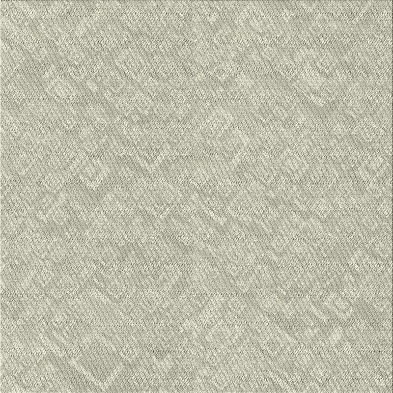 Beige abstrait/Tapis décoratif grise, Carré 6 pi