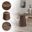 79" Oval Dining Table Duble Pedestal Dining Table Seats 6 Solid Wood Kitchen Table-117788882