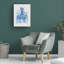 «Octopus Rainbow Splash Blue» par Fab Funky - impression sur toile tendue