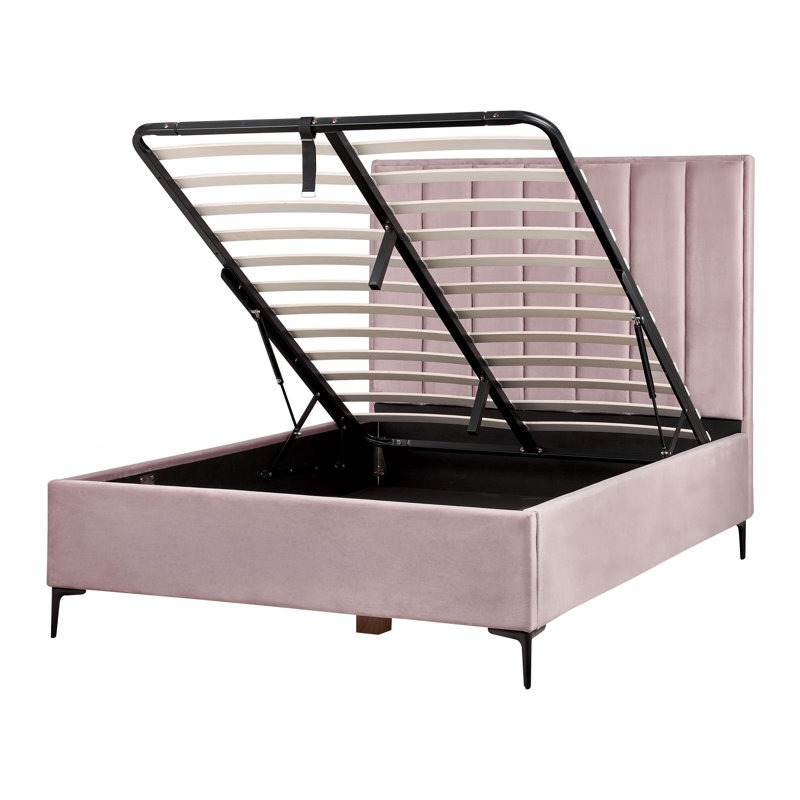 Bebhinn Solid Wood Piece Bedroom Set, Pink, Double (4'6)
