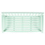 Banc d'intérieur/extérieur en bois menthe pour un look élégant, rendant l'extérieur plus attrayant