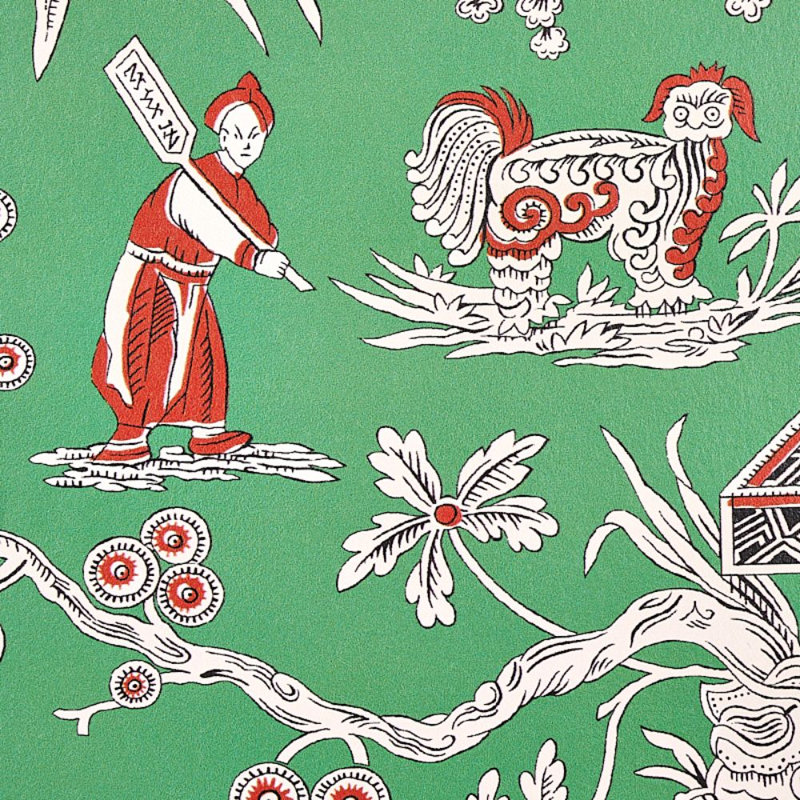 Papier peint Matsudana, Jade