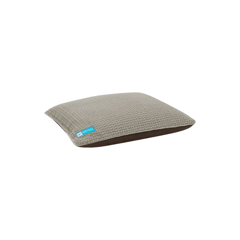 Lit double réversible pour animaux, H 3 po x l 23 po x P 18 po, Brun