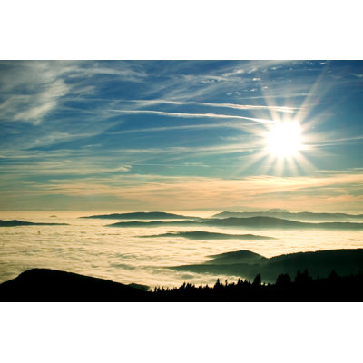 Above The Clouds by YT - No Frame Print on Canvas
