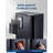 Stainless Steel 3-Compartment Kitchen Trash Can, 60L, Matte Black