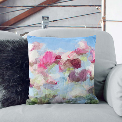 Tulip Flowers Cushion with Filling