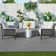 Hudson 3-Piece Patio Sets With End Table