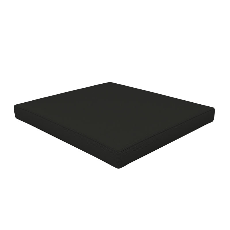 Coussin de siège pour repose-pieds Sunbrella®, 20 po x 22 po, Toile Sunbrella® noir