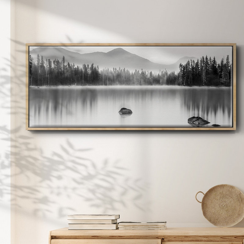 " Mountain Reflection ", Natural, 12" H x 30" W x 1.5" D