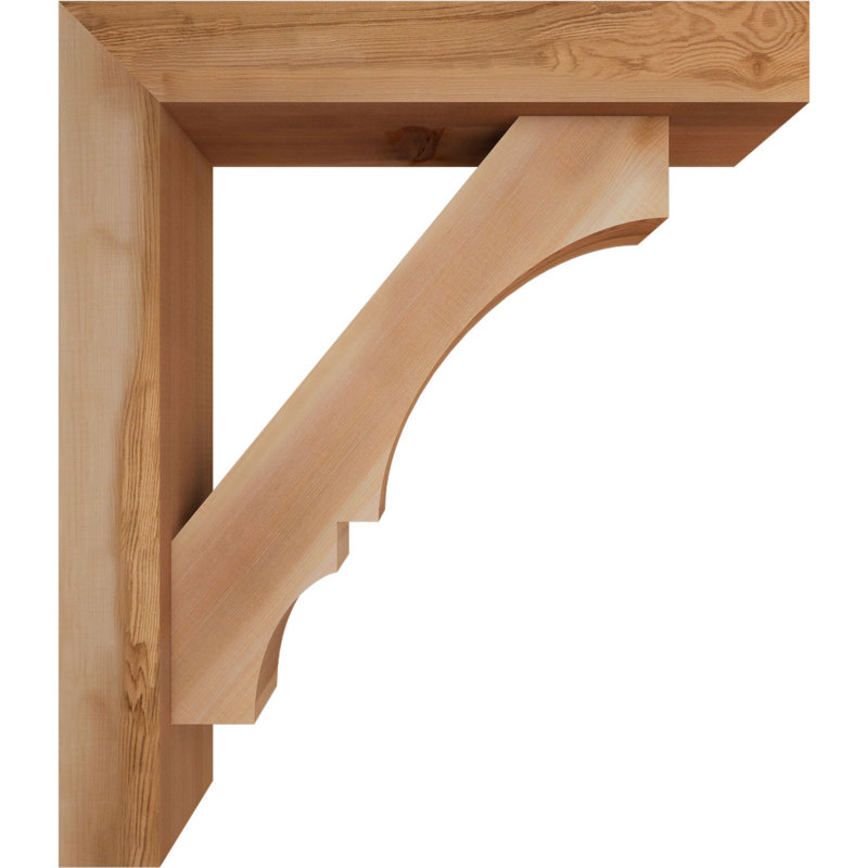 Support de bloc Balboa avec entretoise décalée, 30 x 26, Cèdre rouge occidental de l 5 1/2 po (lisse)