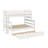 Wood Twin Over Full Bunk Bed With Twin Size Trundle-326614365