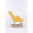 Comfortable High-Backrest Nursery Rocking Chair For Relaxation And Bonding
