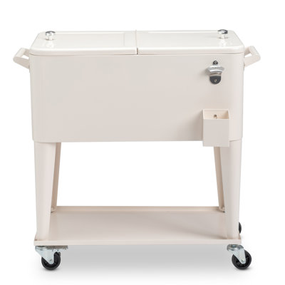 80 Qt. Outdoor Rolling Cooler Cart