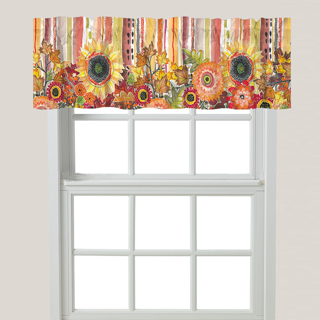 Gracie Oaks Ilakkiyen Tailored 60'' W Window Valance in | Wayfair