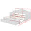 Canapé-lit simple en bois avec lit gigogne extensible et tiroirs de rangement pratiques-2081363178