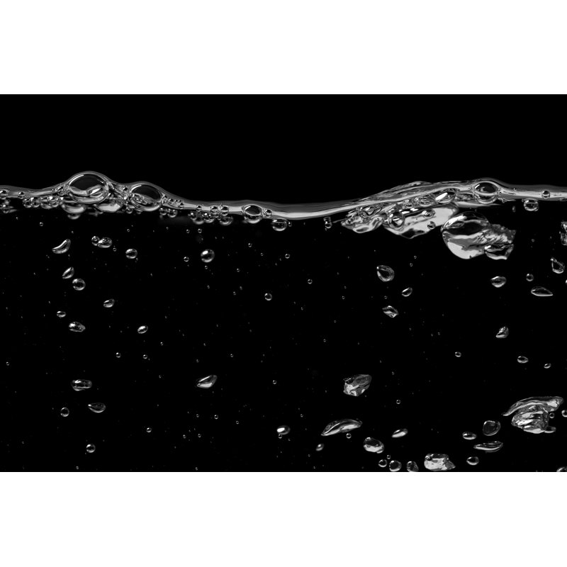 Water Bubbles - Wrapped Canvas Print, 8" H x 12" W x 1" D