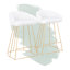 Tabouret de comptoir rembourré 25,5 po Sienna-1437129115-1411780366
