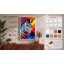 Chromatic Zebra Pop Art - Print-136705075-136705079