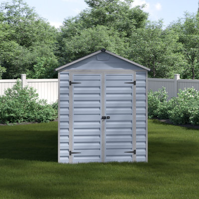 Skylight 12 ft. W x 6 ft. D Plastic Garden Shed