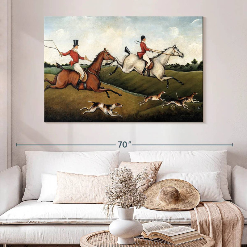 Senne The Hunt, 34" H x 51" W