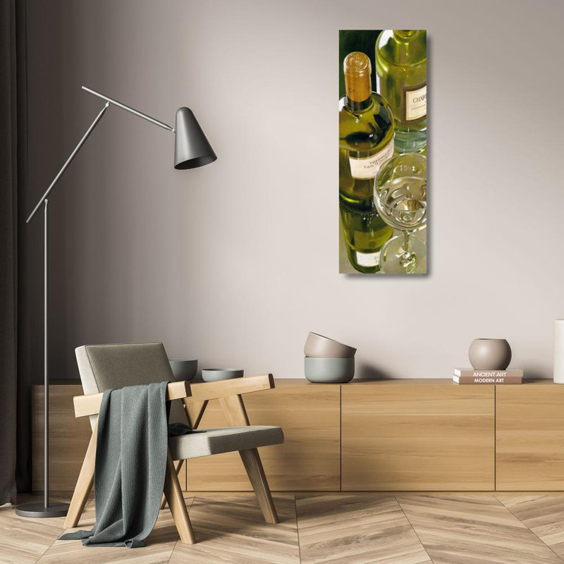 «Winston Porter Ferreri», galerie d'art sur toile tendue par Stefano, Vernaccia di San Gimignon, H 24 po x l 11 po
