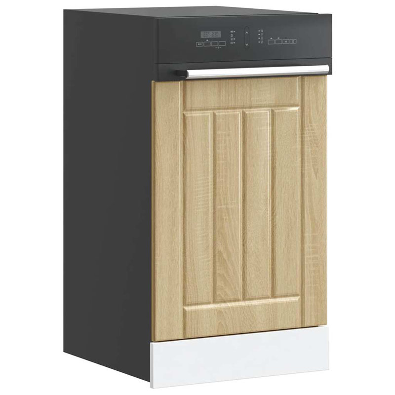 Dishwasher Panel Lucca Oak Engineered Wood, Sonoma Oak, 67cm H x 45cm W x 1.5cm D