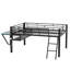 Lit mezzanine avec bureau Gaming, DEL-1531518506