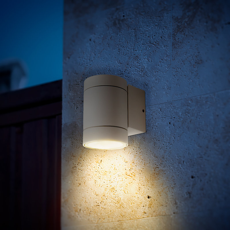 Jee 9.6cm H Outdoor Wall Light With Arm, White