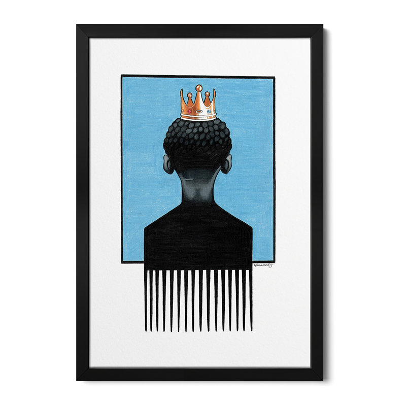 Affiche «Little Little Afropick» par Manasseh Johnson, H 24 po x l 16 po