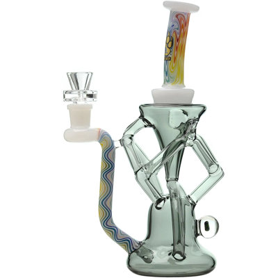 Verre recycleur Dab Rig, avec banger et bol gratuit