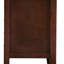 Table de chevet 3 tiroirs, cappuccino, extra durable, table de chevet