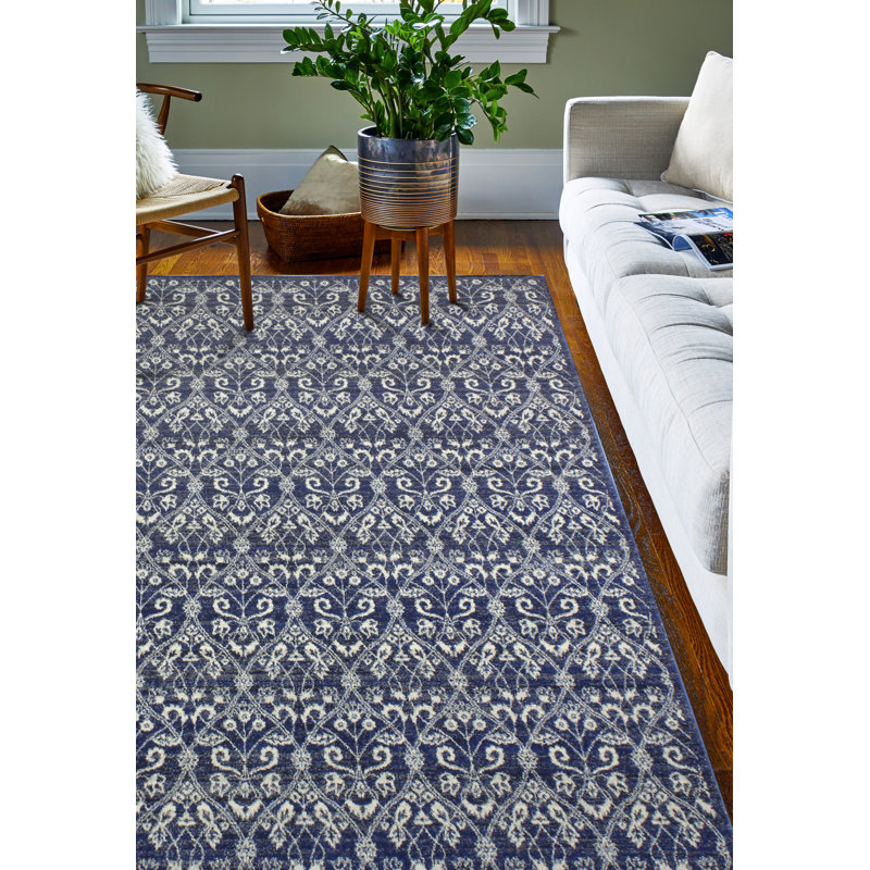 Sheila Ikat Area Rug, Rectangle 107 x 168cm