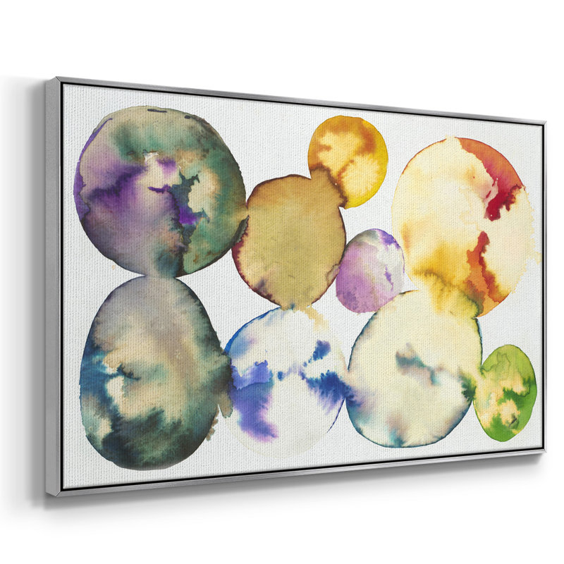 Gumball - Reproduction d'un seul cadre photo sur toile, Encadrement argenté, H 25 po x l 17 po x P 2 po