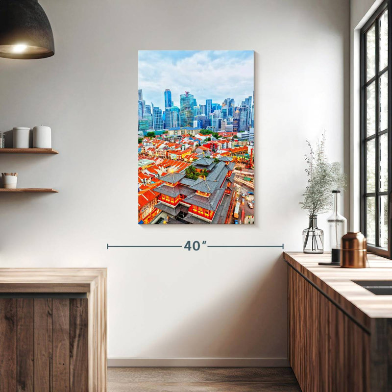 Quartier chinois Sireci, H 39 po x l 26 po