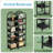 Versatility Display Shelf,Compact Bookshelf,Arched Corner Bookcase
